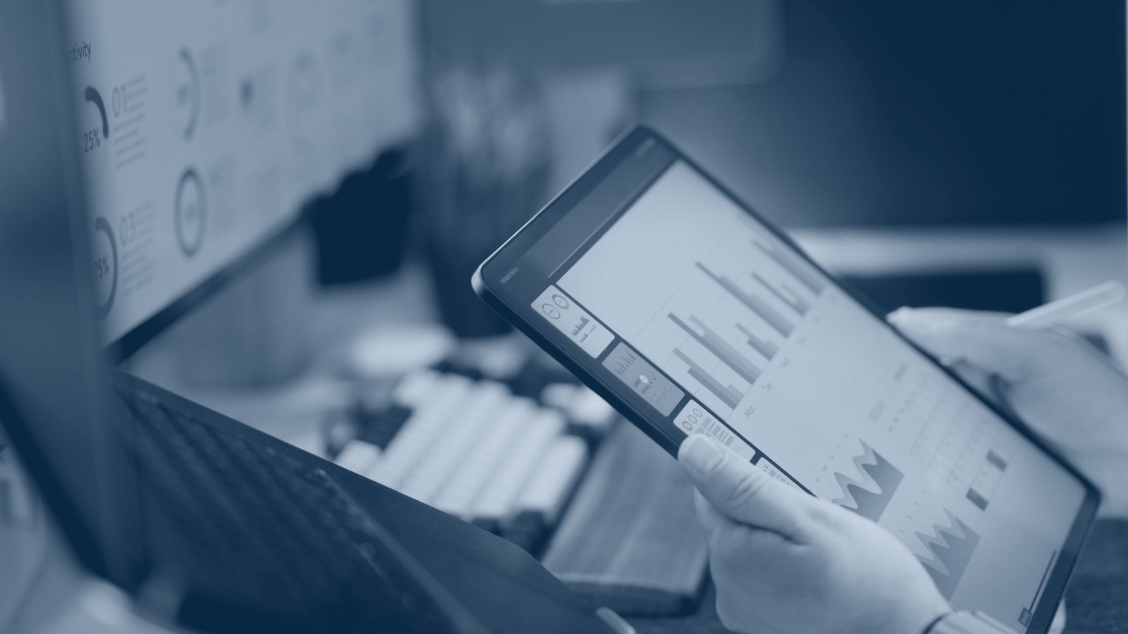 Data analysis on screen
